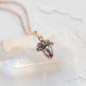 Salt and pepper diamond necklace LONIA Thumbnail