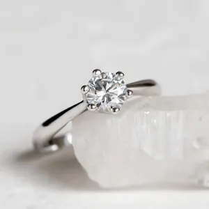 TRINO classic engagement diamond ring Thumbnail