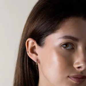 Gold hoop earrings MILEY Thumbnail