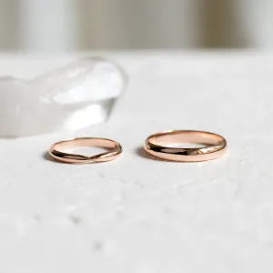 Gold wedding rings with bow tie shape LALI Thumbnail