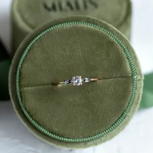 Salt and pepper diamond ring RINA Thumbnail