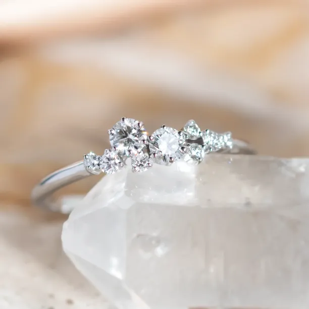 Diamond cluster ring CLARIAS Image