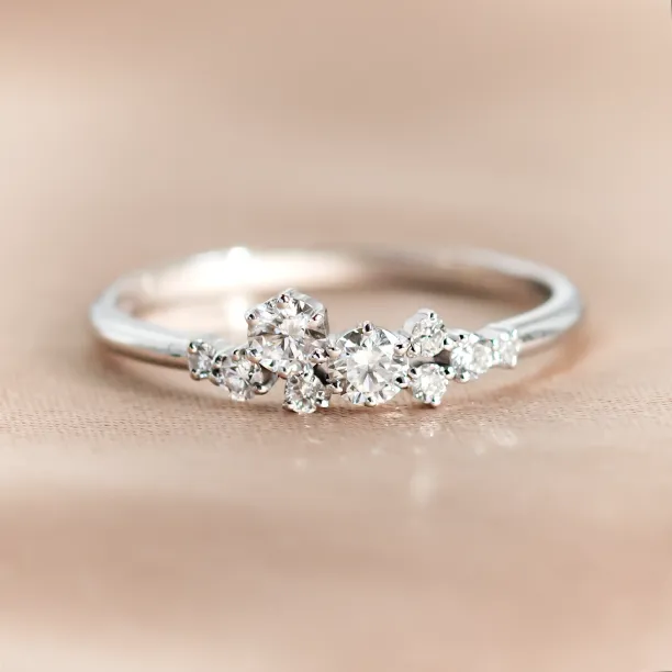 Diamond cluster ring CLARIAS Image