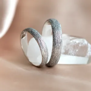 Wedding rings with unusual surface MARTAS Thumbnail