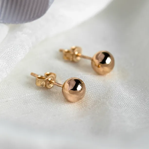 Gold ball earrings ALIANO Image