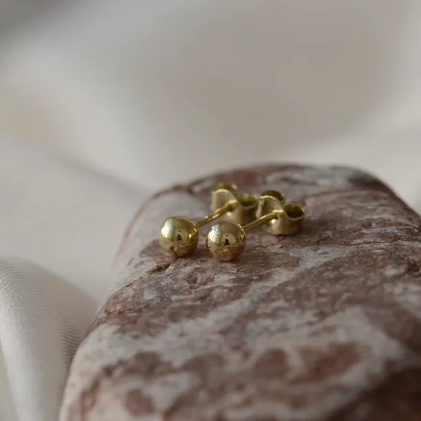 Gold ball earrings ALIANO Image