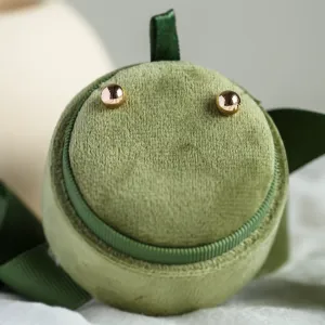 Gold ball earrings ALIANO Thumbnail