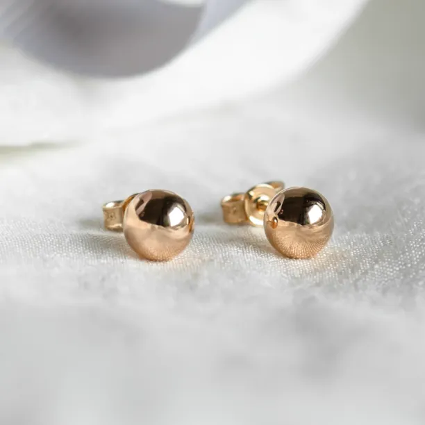Gold ball earrings ALIANO Image