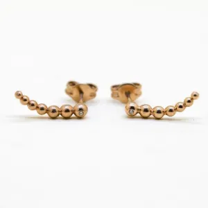 Crawler earrings with diamonds MONIQUE Thumbnail