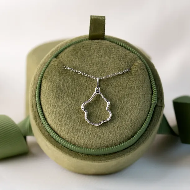 Minimalist diamond necklace DOMINIQUE Image