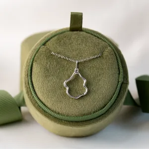 Minimalist diamond necklace DOMINIQUE Thumbnail