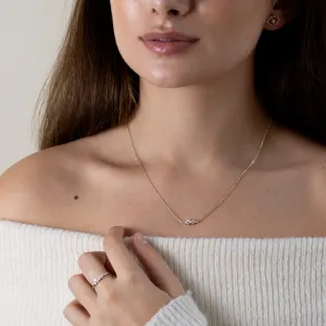 Natural diamond cluster necklace CLARCO Thumbnail