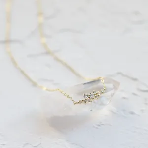Natural diamond cluster necklace CLARCO Thumbnail