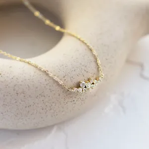 Natural diamond cluster necklace CLARCO Thumbnail