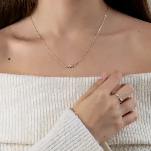 Natural diamond cluster necklace CLARCO