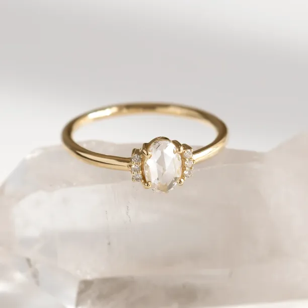 Lab grown diamond ring in vintage style LIRA Image