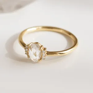 Lab grown diamond ring in vintage style LIRA Thumbnail