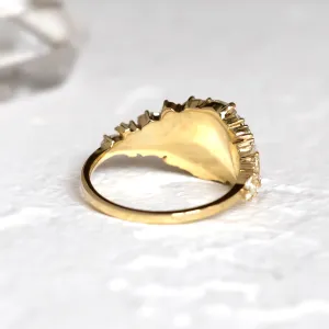 Lab grown diamond cluster ring CHANNELIE Thumbnail