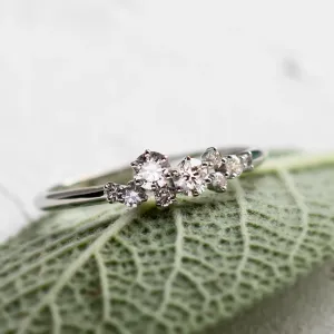 Diamond cluster ring CLARIAS Thumbnail