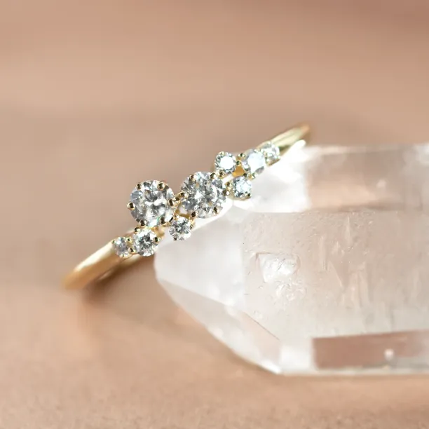 Diamond cluster ring CLARIAS Image