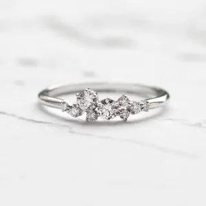 Diamond cluster ring CLARIAS Thumbnail