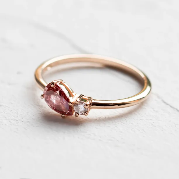 Lab-grown diamond Toi et Moi ring DUA Image