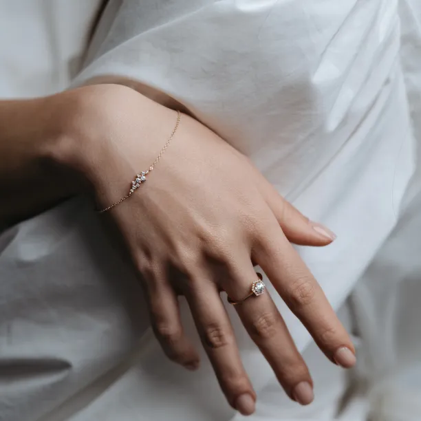 Cluster diamond bracelet CLARENCE Image