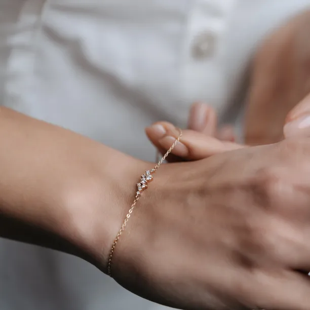 Cluster diamond bracelet CLARENCE Image