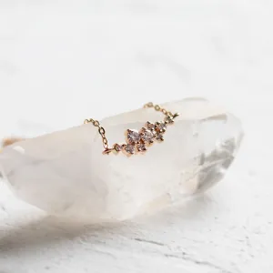 Cluster diamond bracelet CLARENCE Thumbnail