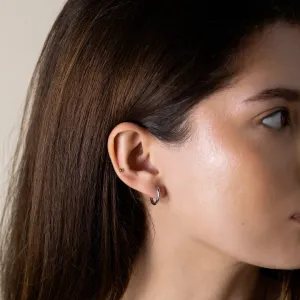 Gold hoop earrings MILEY