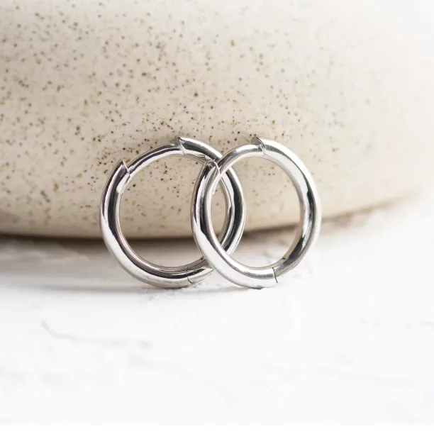 Gold hoop earrings MILEY Image