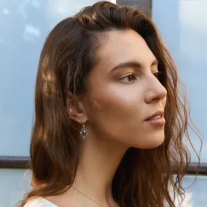 Salt and pepper diamond vintage earrings MARIBEL Thumbnail