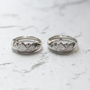 Mountain wedding rings HIMALAYAS