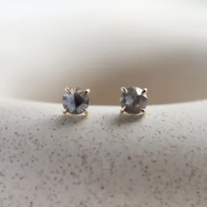 Salt and pepper diamond earrings SUZETTE Thumbnail