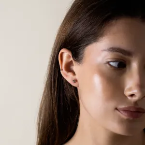 Salt and pepper diamond earrings SUZETTE Thumbnail