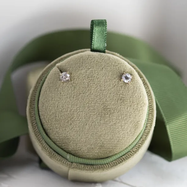 Salt and pepper diamond earrings SUZETTE Image