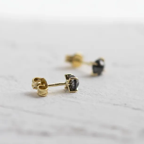 Salt and pepper diamond earrings SUZETTE Image