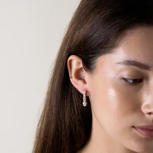 Dangle moissanite earrings MARINA Thumbnail