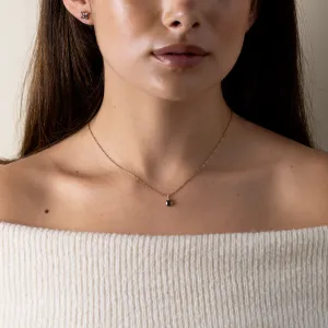 Salt and pepper and classic diamond pendant SPARK