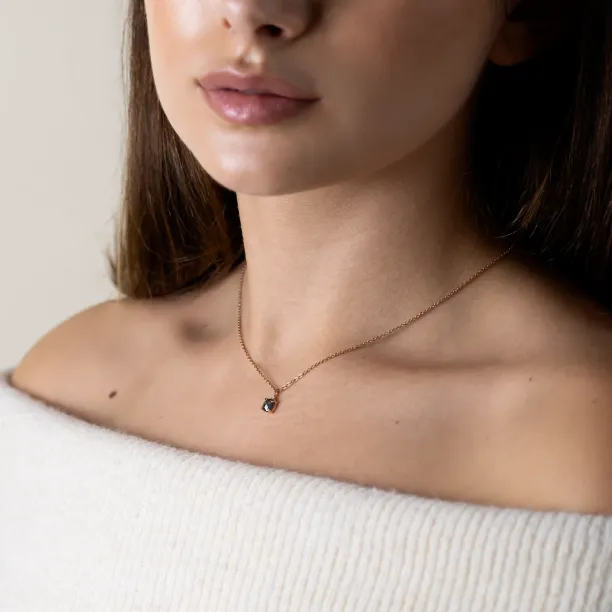 Salt and pepper and classic diamond pendant SPARK Image