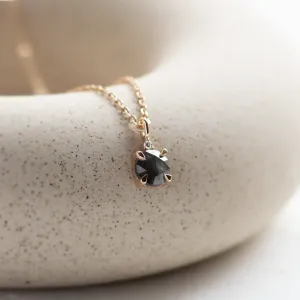 Salt and pepper and classic diamond pendant SPARK Thumbnail