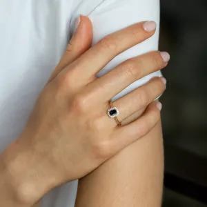 Radiant cut lab grown diamond ring MILLIE