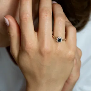 Radiant cut lab grown diamond ring MILLIE Thumbnail