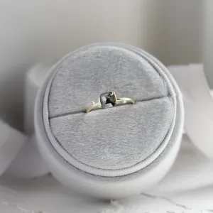 Cluster salt and pepper diamond ring WINNIE Thumbnail