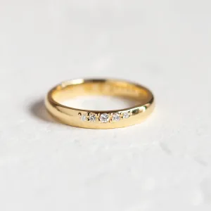 Gold wedding rings with diamonds NICOS Thumbnail