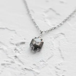 Salt and pepper diamond art deco pendant ARTIS Thumbnail