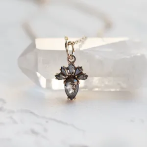 Salt and pepper diamond necklace LONIA Thumbnail