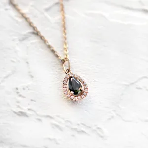 Green lab-grown diamond pendant EDWINE Thumbnail