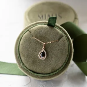 Green lab-grown diamond pendant EDWINE Thumbnail