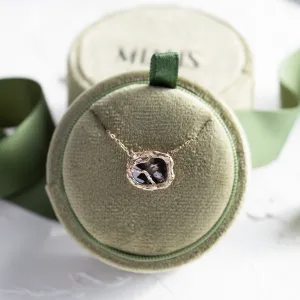 Salt and pepper diamond vintage necklace TREASURE Thumbnail